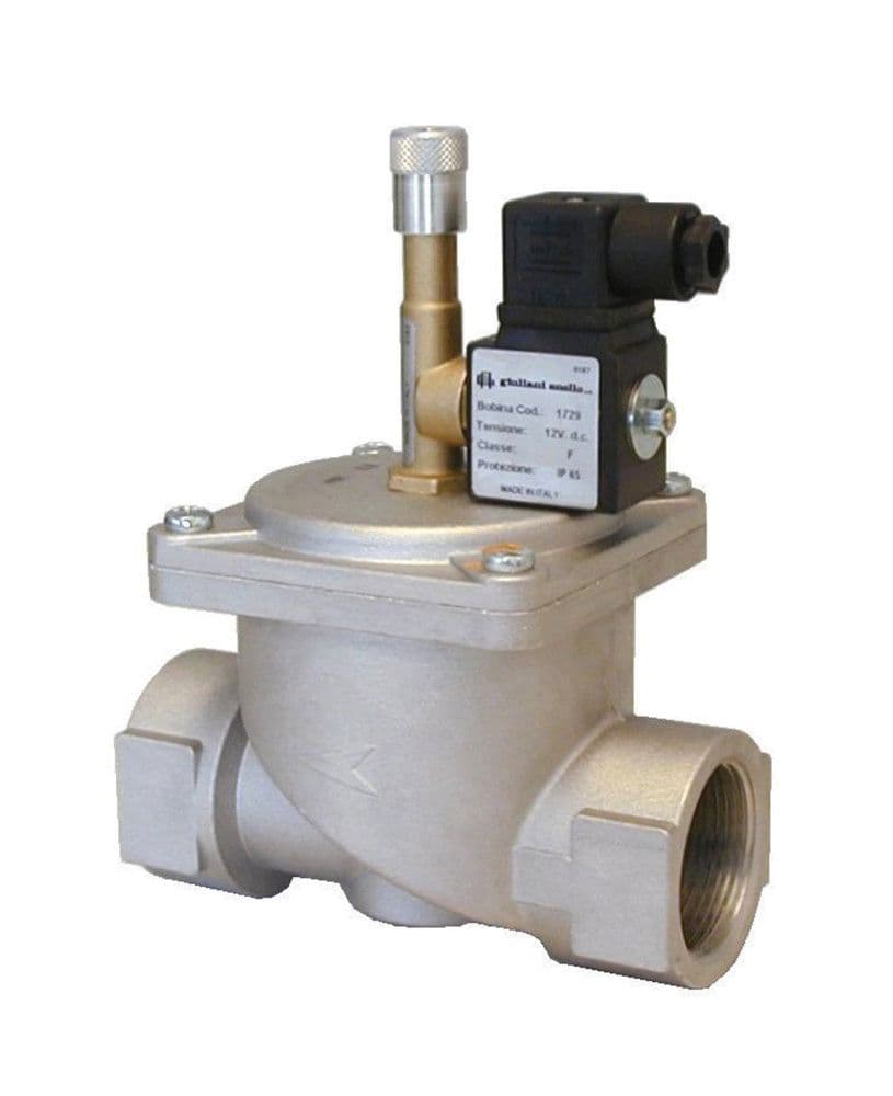 Watts Industries EV/0,5b EV 15/0,5b électrovanne gaz 500 mbar 230 V/50 Hz 1/2"FF vue 1