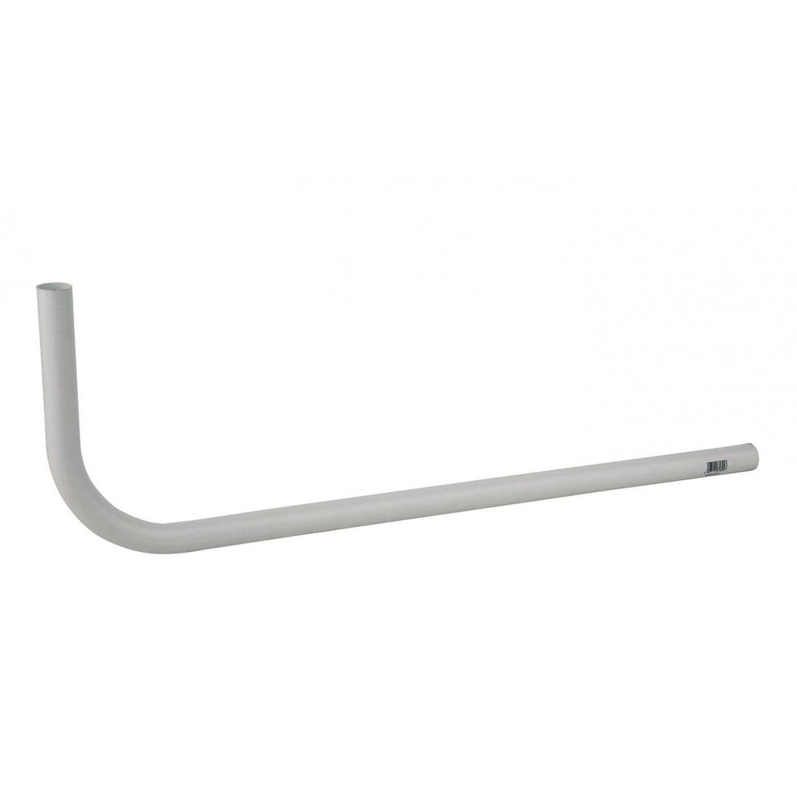 98818240 Tube de chasse d'eau 90° droit, blanc, 700 x 250 mm vue 1