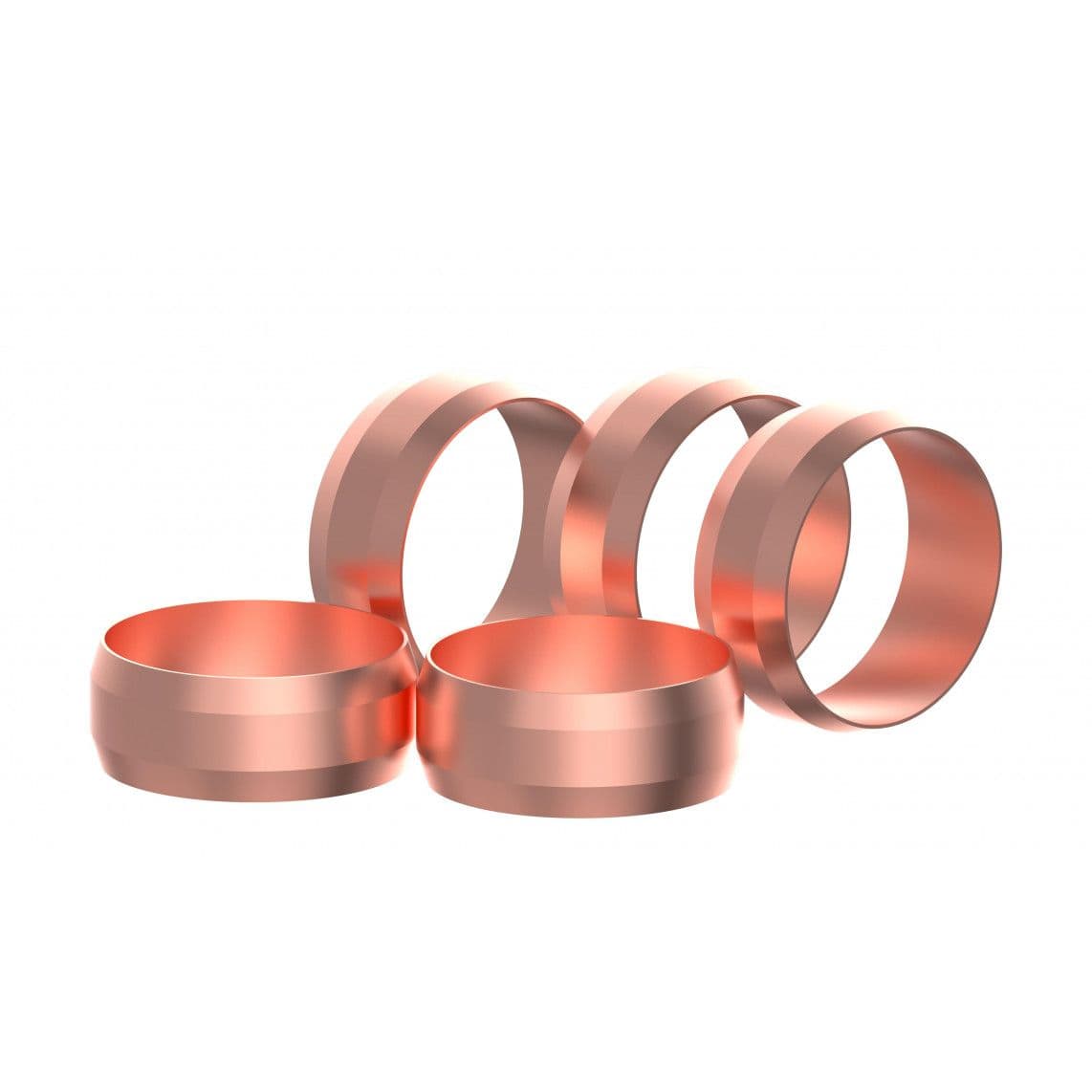 989461217 CU anneau de compression, vierge, 12 mm, raccord à serrer pour tube en cuivre (5x) vue 1