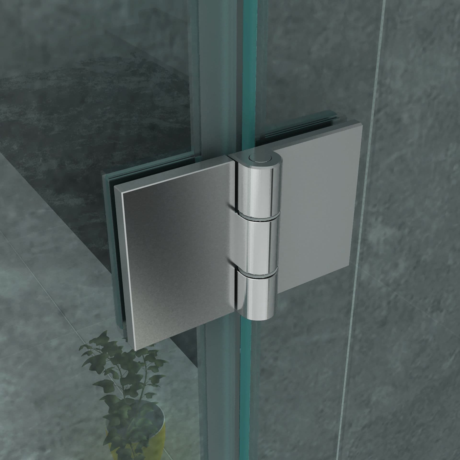 ALONI CABINE DE DOUCHE – PORTE PIVOTANTE ET PAROI LATÉRALE - 800X1200X1950MM - CHROME-VERRE CLAIR vue 1