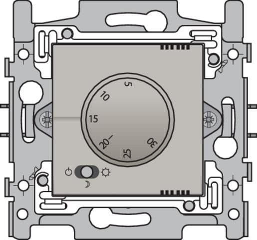 Thermostat électronique Champagne vue 1
