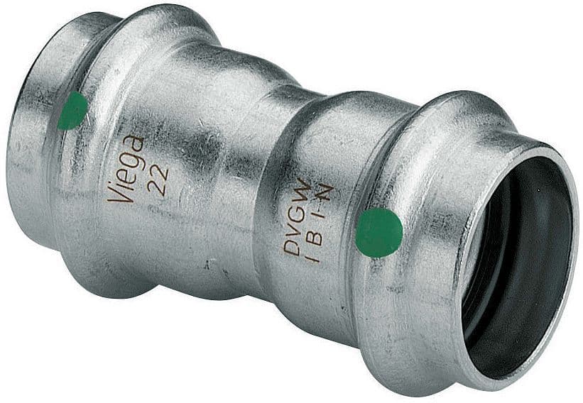 MANCHON FF 22MM SANPRESS INOX VIEGA vue 1