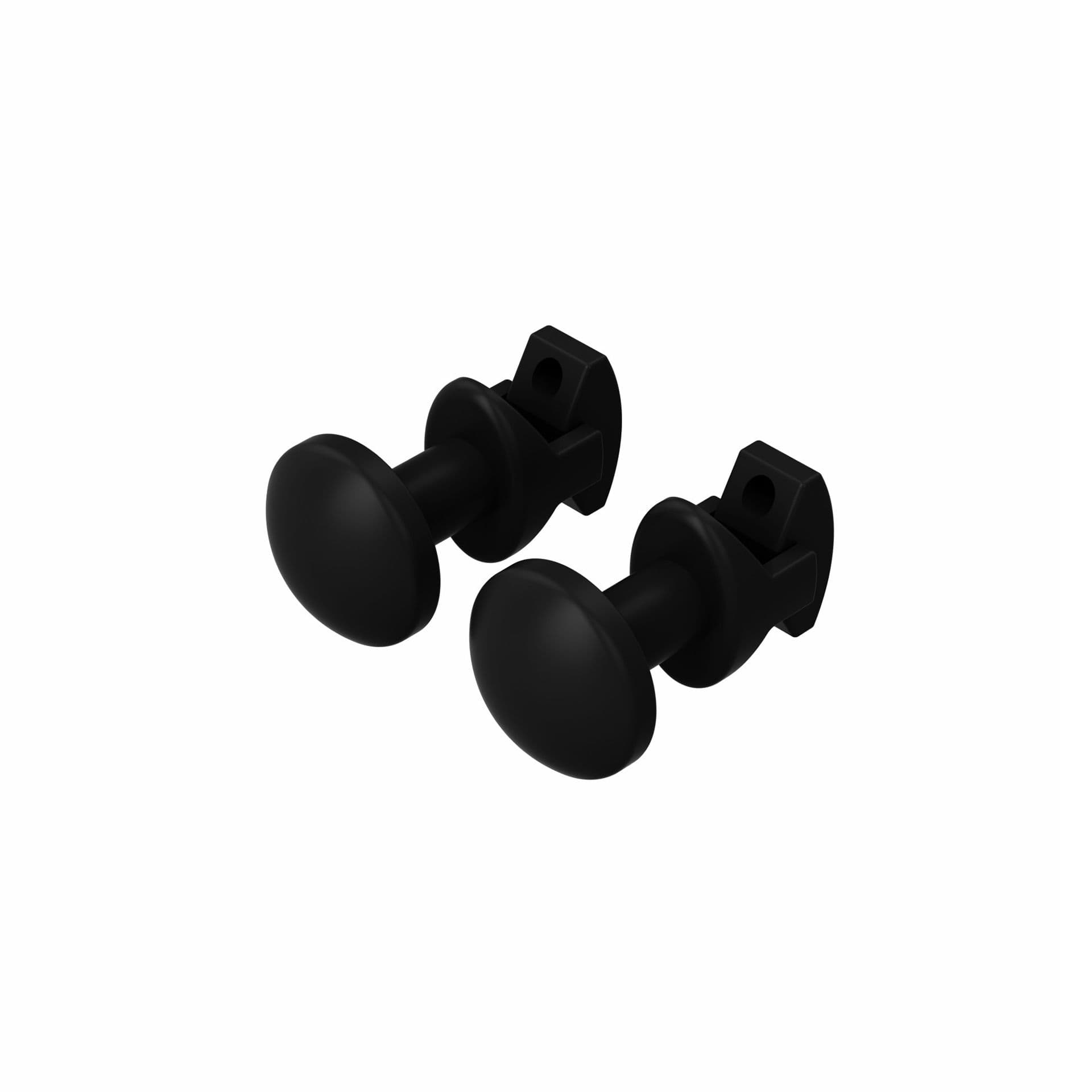 BOUTON SECHE-SERVIETTES NOIR (PRIX PAR 2PCS) vue 1