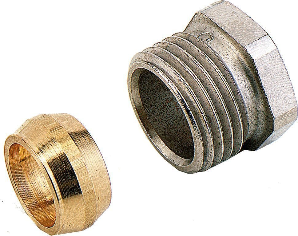 SET RACCORD A COMPRESSION POUR VANNES COMAP 1/2"M-15MM vue 1