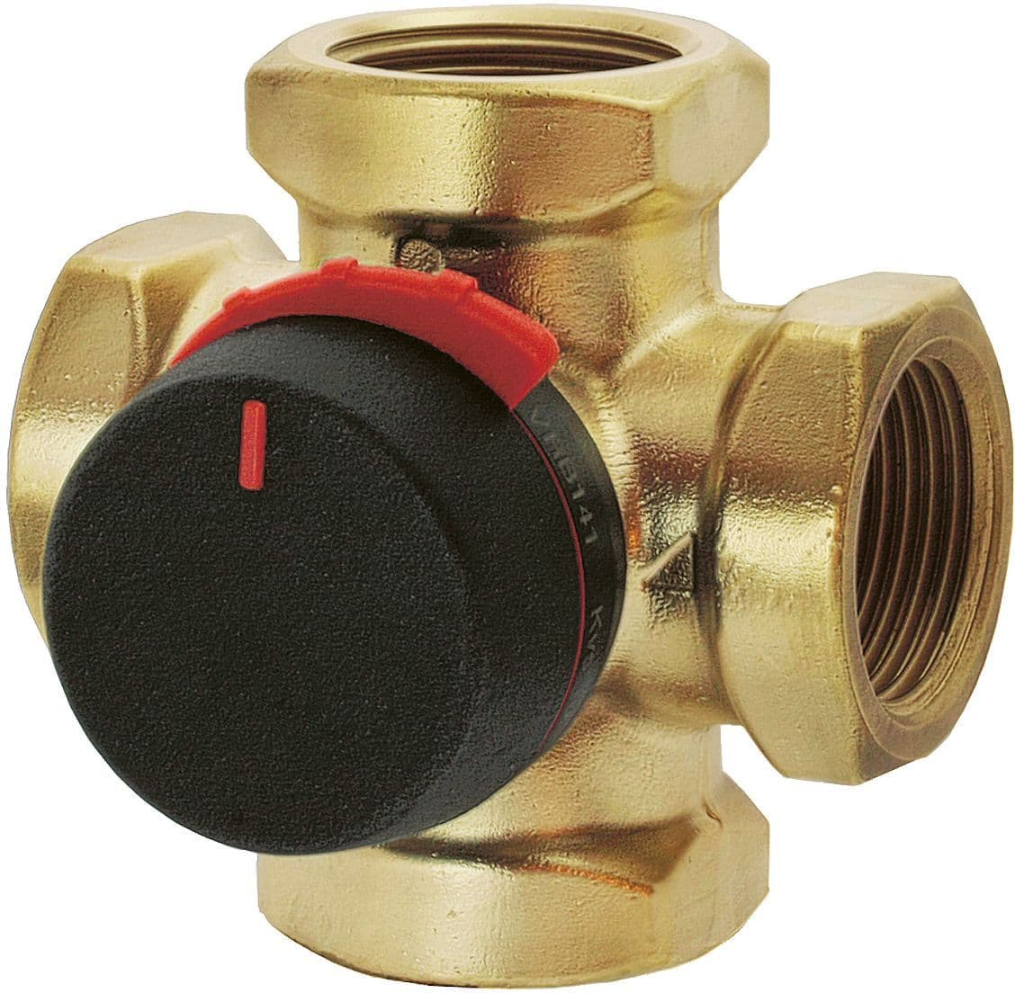 VANNE MALNGEUSE 4 VOIES VRG141 ESBE DN40- 25KVS 6/4"F vue 1