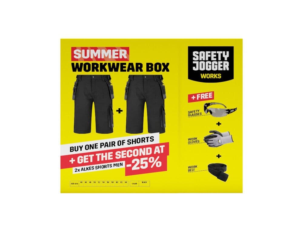Safety Jogger Promo summerbox 2x Alkes shorts night blue /grey taille 48 vue 1