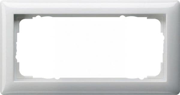 Cadre de finition Gira standard 55 Blanc brillant vue 1