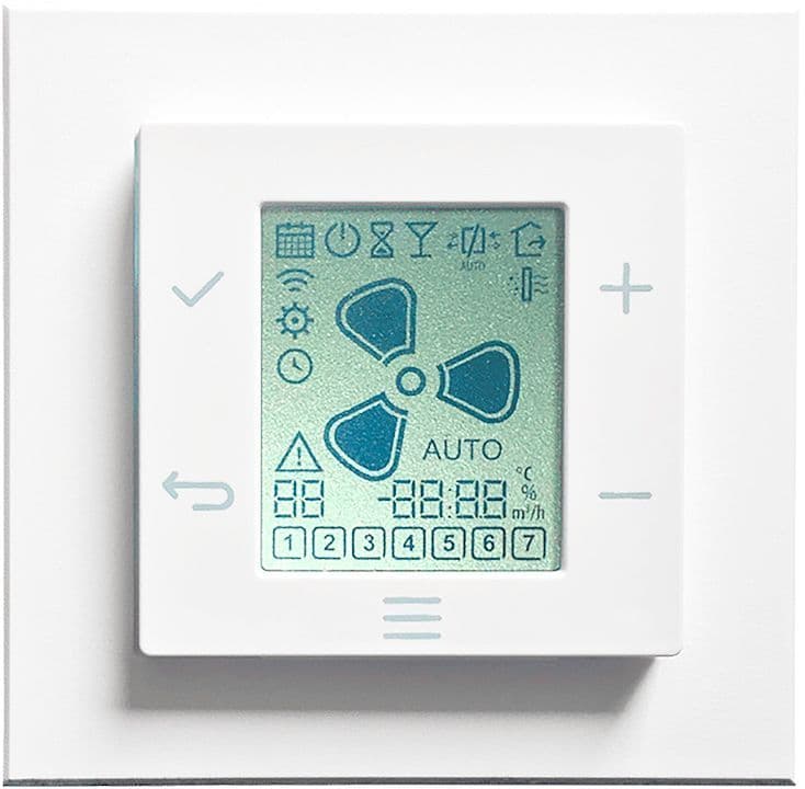 AFFICHAGE DE CONTROLE RF POUR SYSTEME DE VENTILATION 225 COMPACT VASCO vue 1
