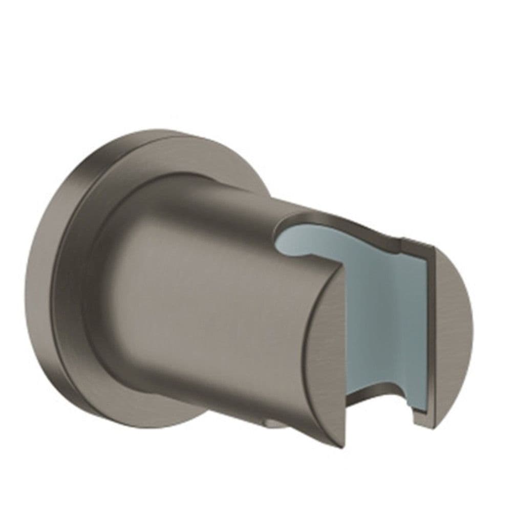 Grohe Rainshower support mur douchette non orientable rosace brush hard graphite vue 1