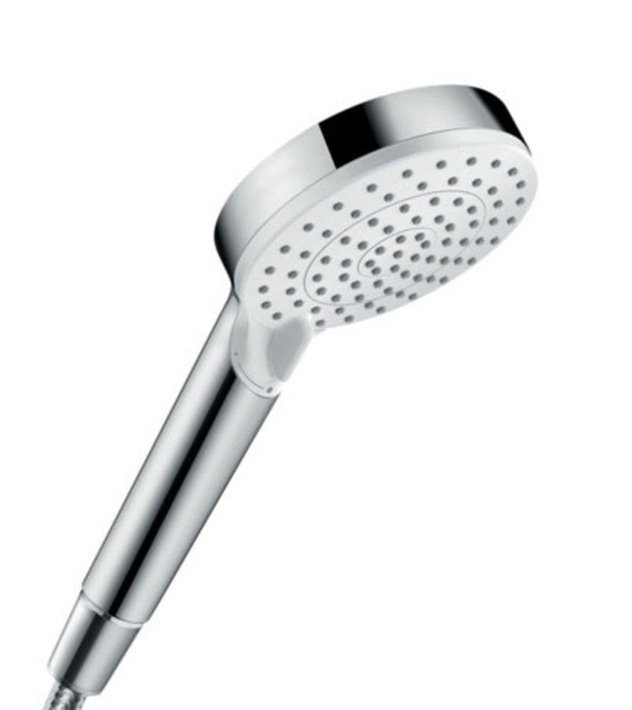 Hansgrohe Crometta Vario EcoSmart douchette à mains D100mm 9l/min blanc/chromé vue 1