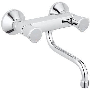 MELANGEUR CUISINE COSTA GROHE BEC EN-DESSOUS 20CM CHROME vue 1