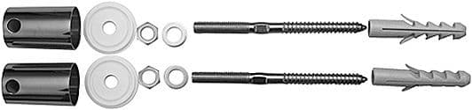 SET DE FIXATION POUR VIDOIR STARCK3 DURAVIT CHROME vue 1
