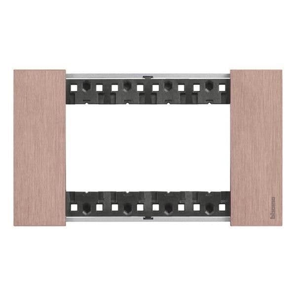 LNow plaque 4 modules Copper pour support référence K4704 vue 1