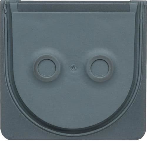 Membrane Cubyko, entrée pour 2 câbles, Grise vue 1