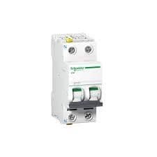 Disjoncteur modulaire iC60N - 2 pôles - 20A - courbe C vue 1