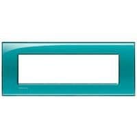 LivingLight - plaque rectangulaire 7 modules vert vue 1