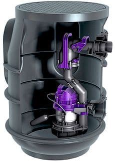 STATION DE RELEVAGE AQUALIFT F BASIC MONO FLOTTEUR KESSEL vue 1