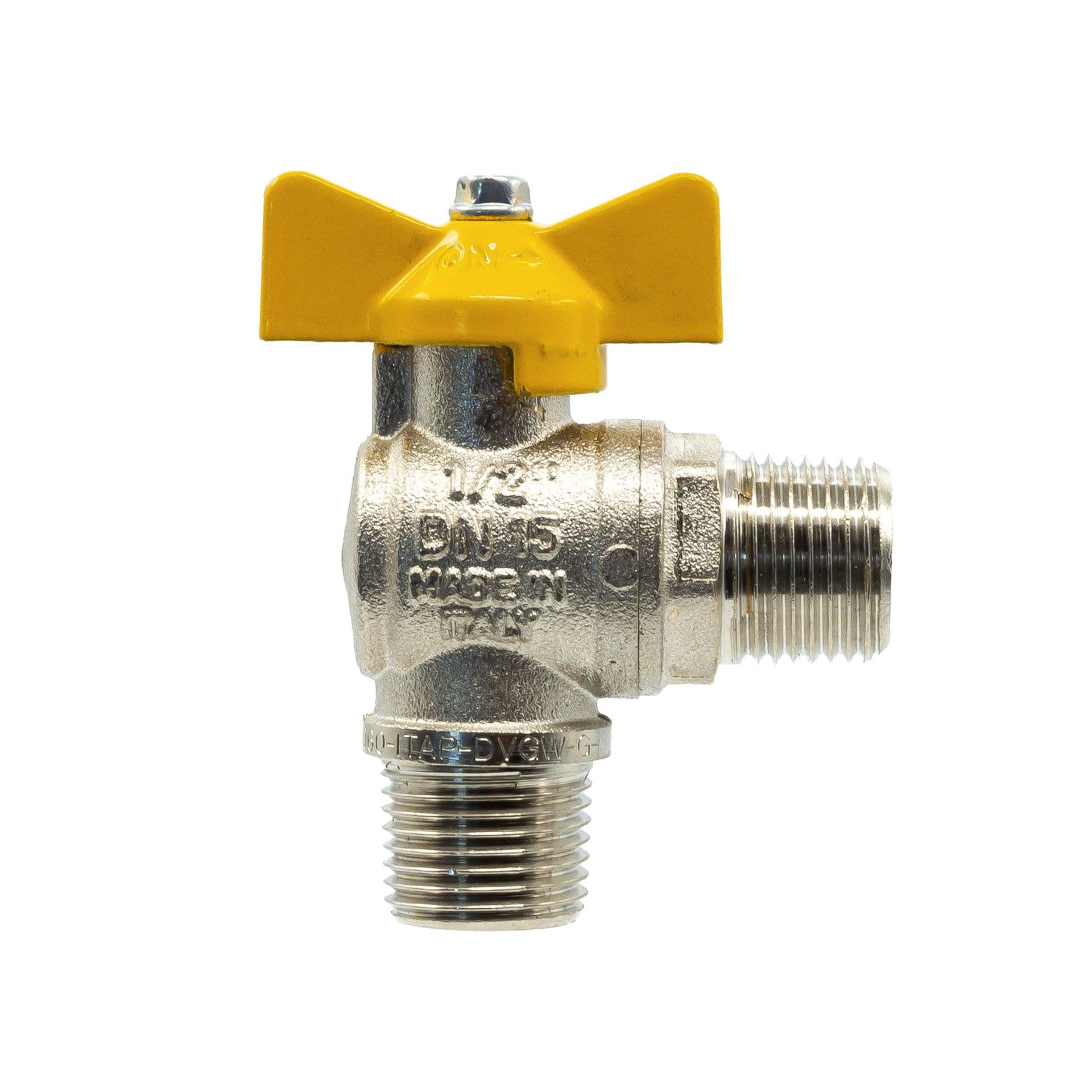 ROBINET BOULE EQUERRE GAZ 060 1/2MM vue 1