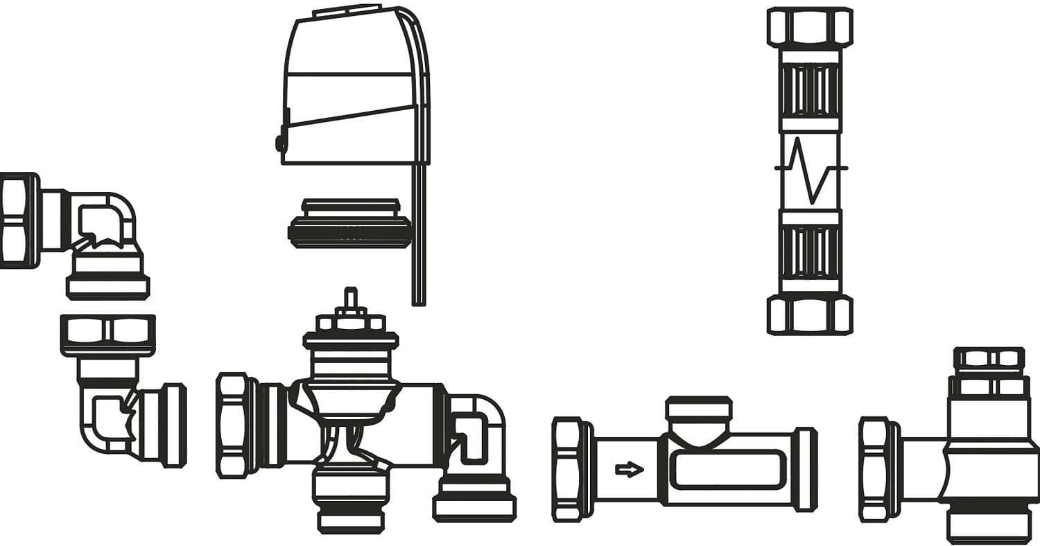 VANNE À 3 VOIES AVEC MOTEUR POUR VENTILO CONVECTEUR AQUAREA FAL PANASONIC vue 1