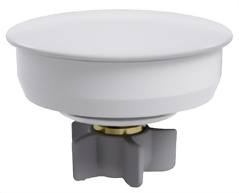 CLIC CREPINE POUR CLEANFLOW BURGBAD MINERAL 80MM LAVABO BLANC MAT vue 1