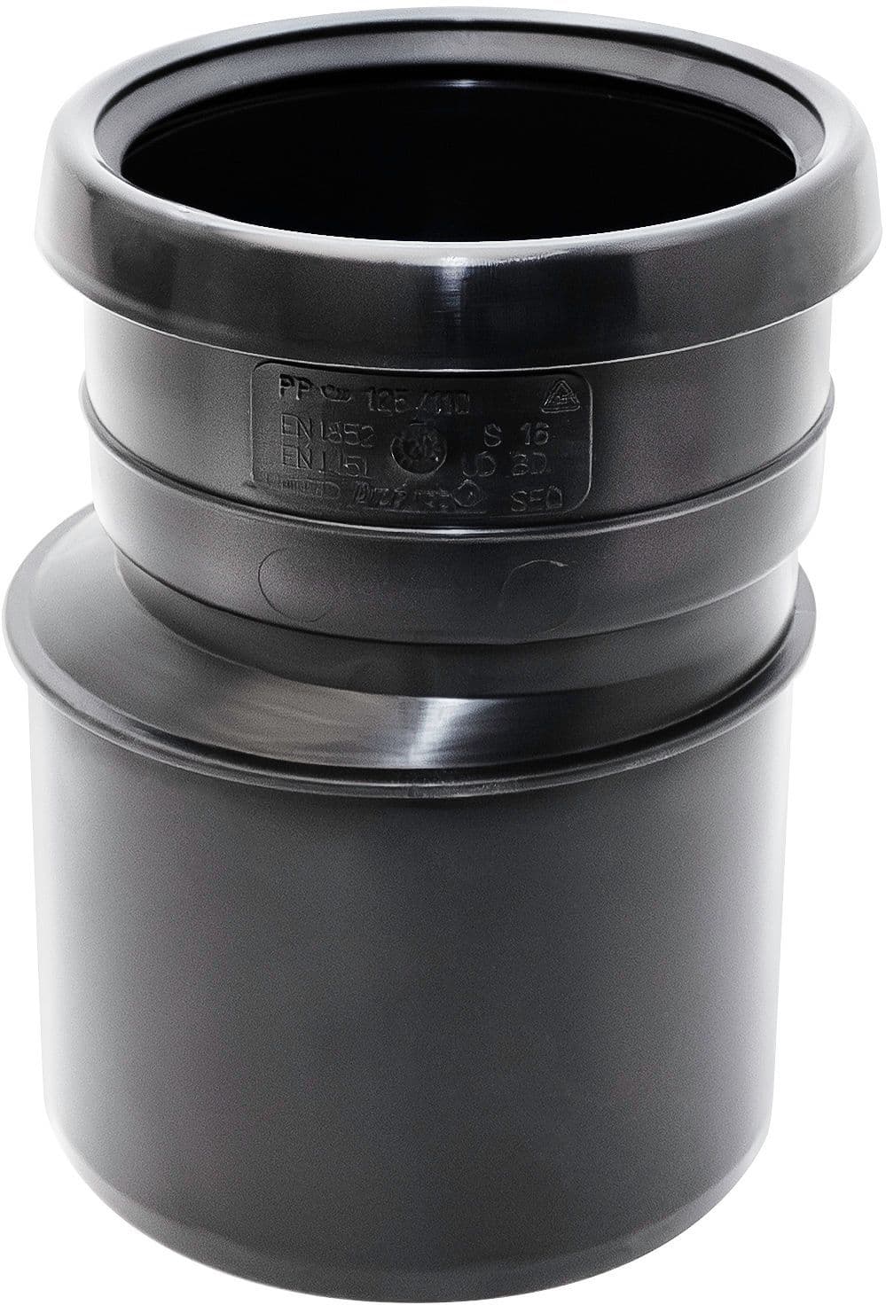 REDUCTION PP MF +JOINT 125-110MM NOIRE vue 1