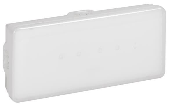 B65 non permanent / P 100lm 3h IP65 Led autotest / adressable vue 1