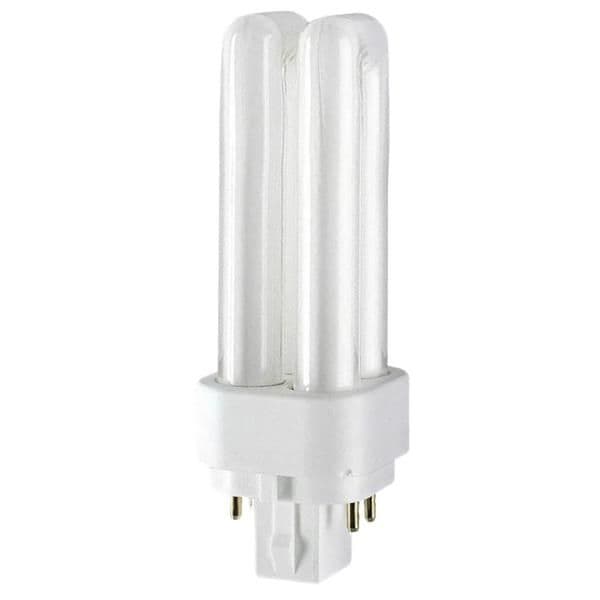 Patron lampe Dulux DE 26W 3000K 1750lm avec socle G24q3 à 4 broches 162 x 26mm direct 230Vac vue 1