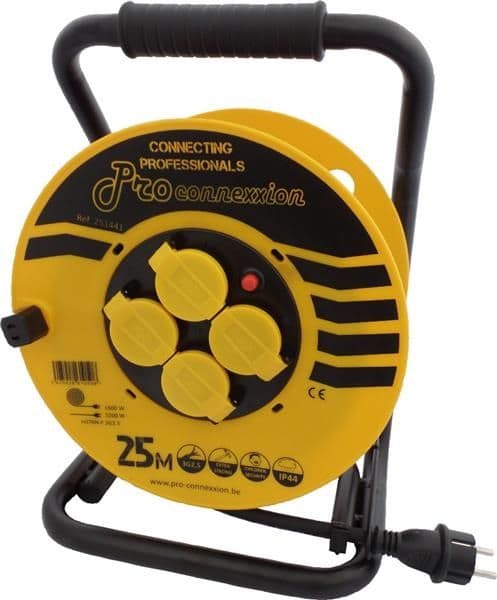 Enrouleur de câble H07RN-F 3G2,5mm² - Robuste - 25m vue 1