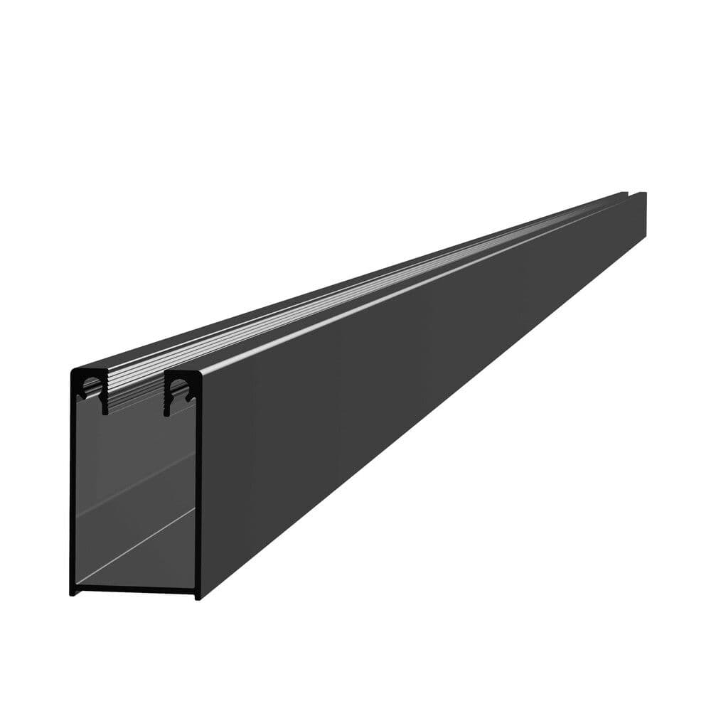 Van Marcke Walk-in profil mural 2000mm pour verre 8mm noir vue 1