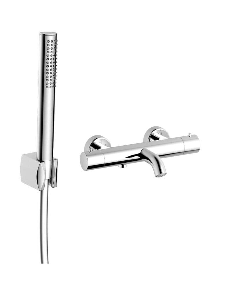 Van Marcke Nero thermostatique de baignoire avec set de baignoire chrome vue 1
