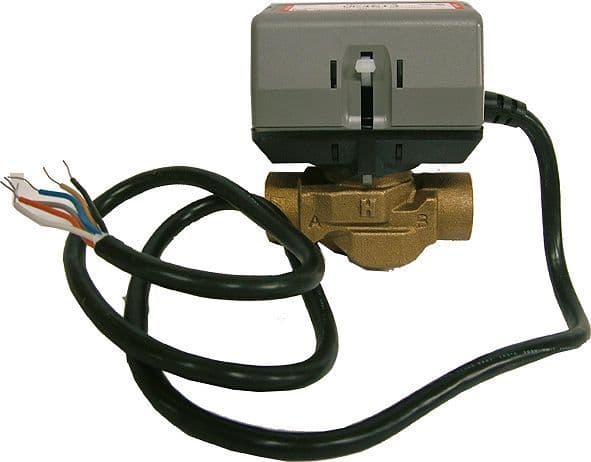 VANNE DE ZONE 2 VOIES HONEYWELL 3/4" 230V 3POINTS vue 1