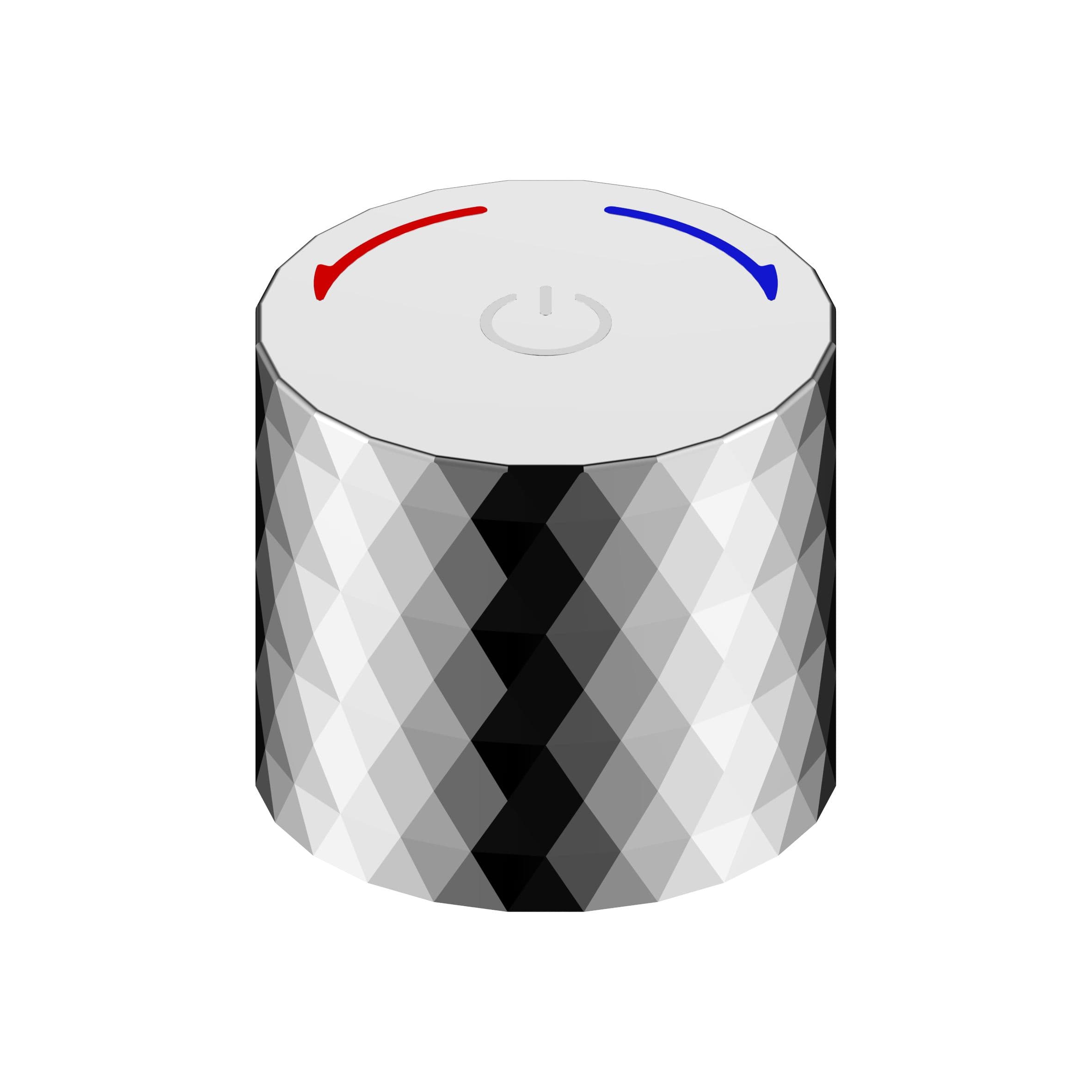 ALONI FLOW BOUTON-POUSSOIR MITIGEUR ENCASTRÉ - CHROME vue 1
