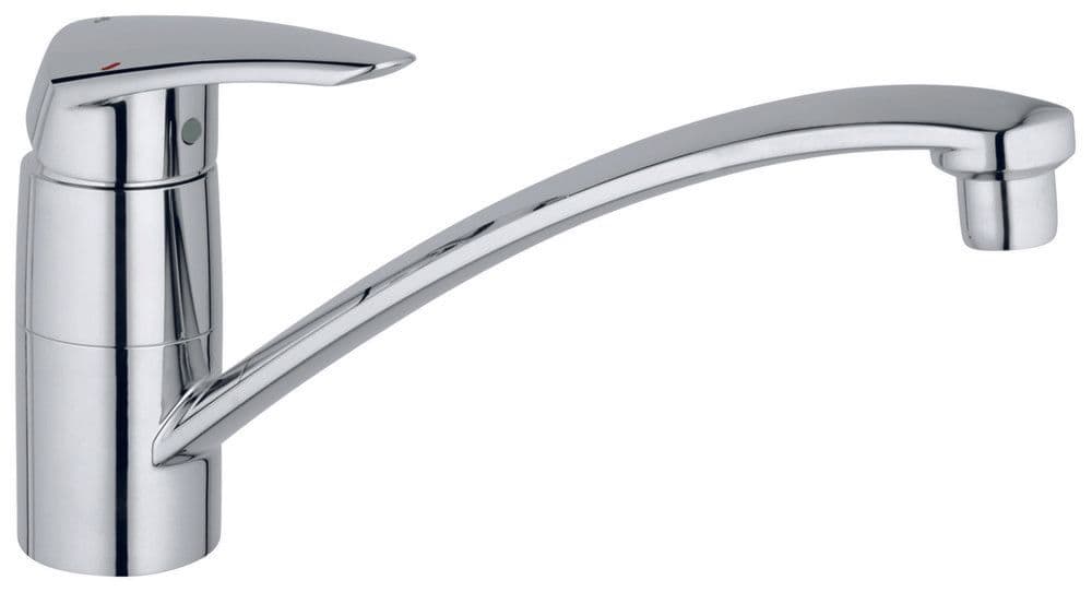 Grohe Eurodisc mitigeur évier monocommande monotrou chromé vue 1