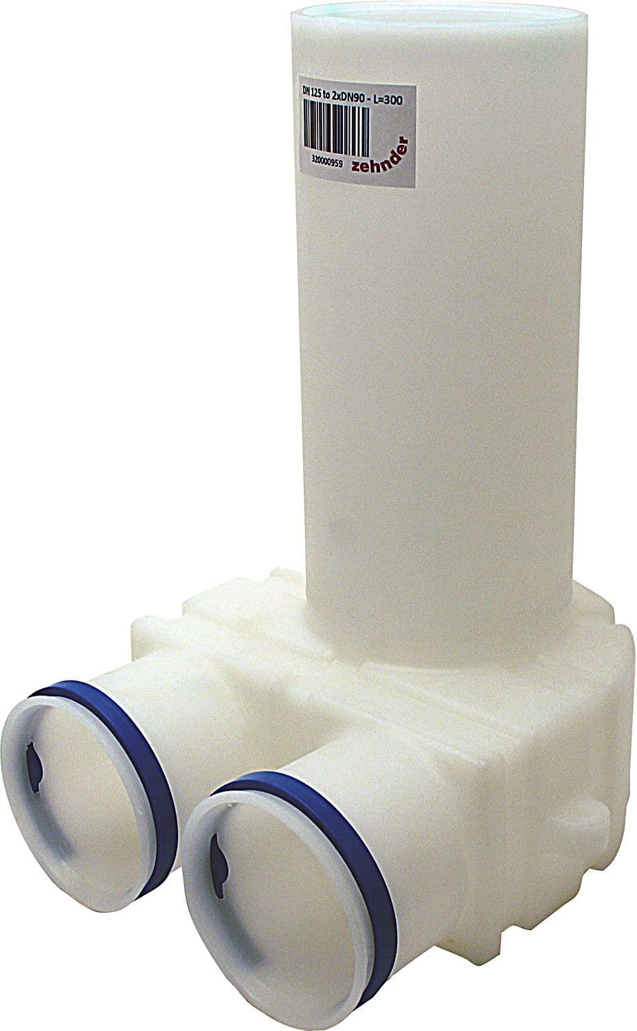 RACCORD BOUCHE COMFOTUBE ZEHNDER 2X DN125 vue 1