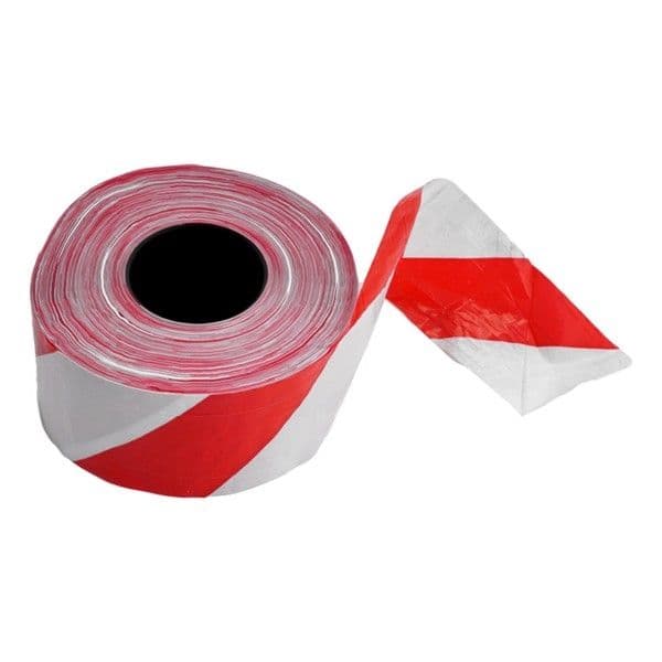 Ruban de balisage super 50 x 500mm Rouge / Blanc vue 1