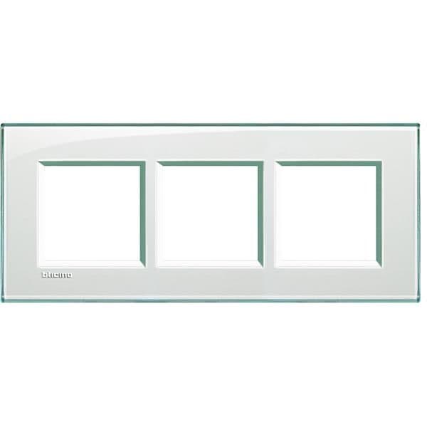 LivingLight - plaque rectangulaire 3 x 2 modules 57mm Aquamarine vue 1