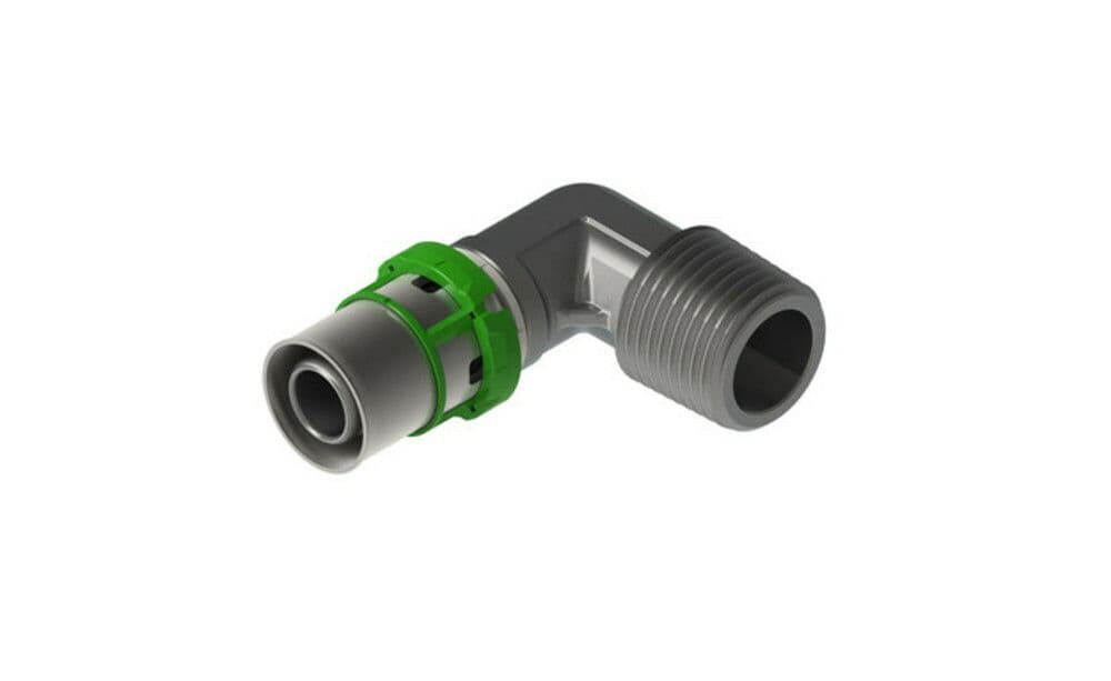 Comap Skinpress coude 90° tube multicouche Multiskin raccord à sertir M 26-3/4M vue 1