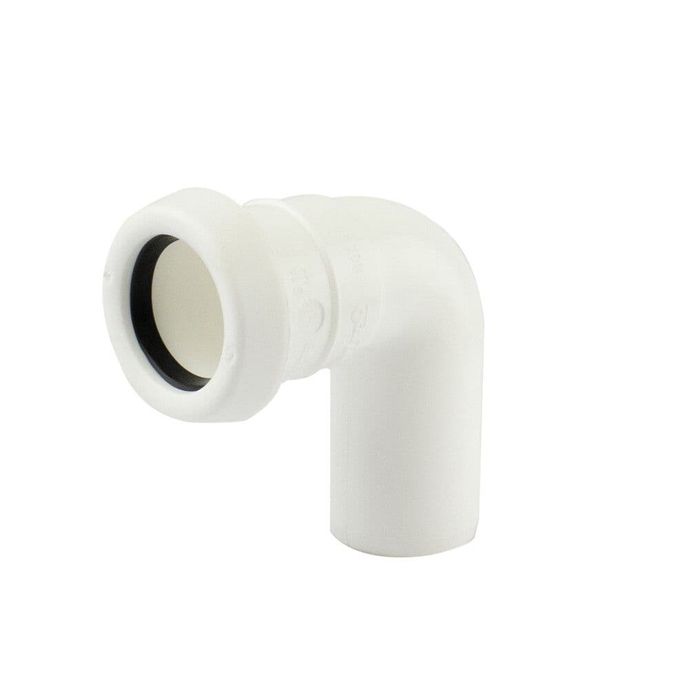 Pipelife raccord en PP coude sanitaire M/S 90 32 blanc vue 1