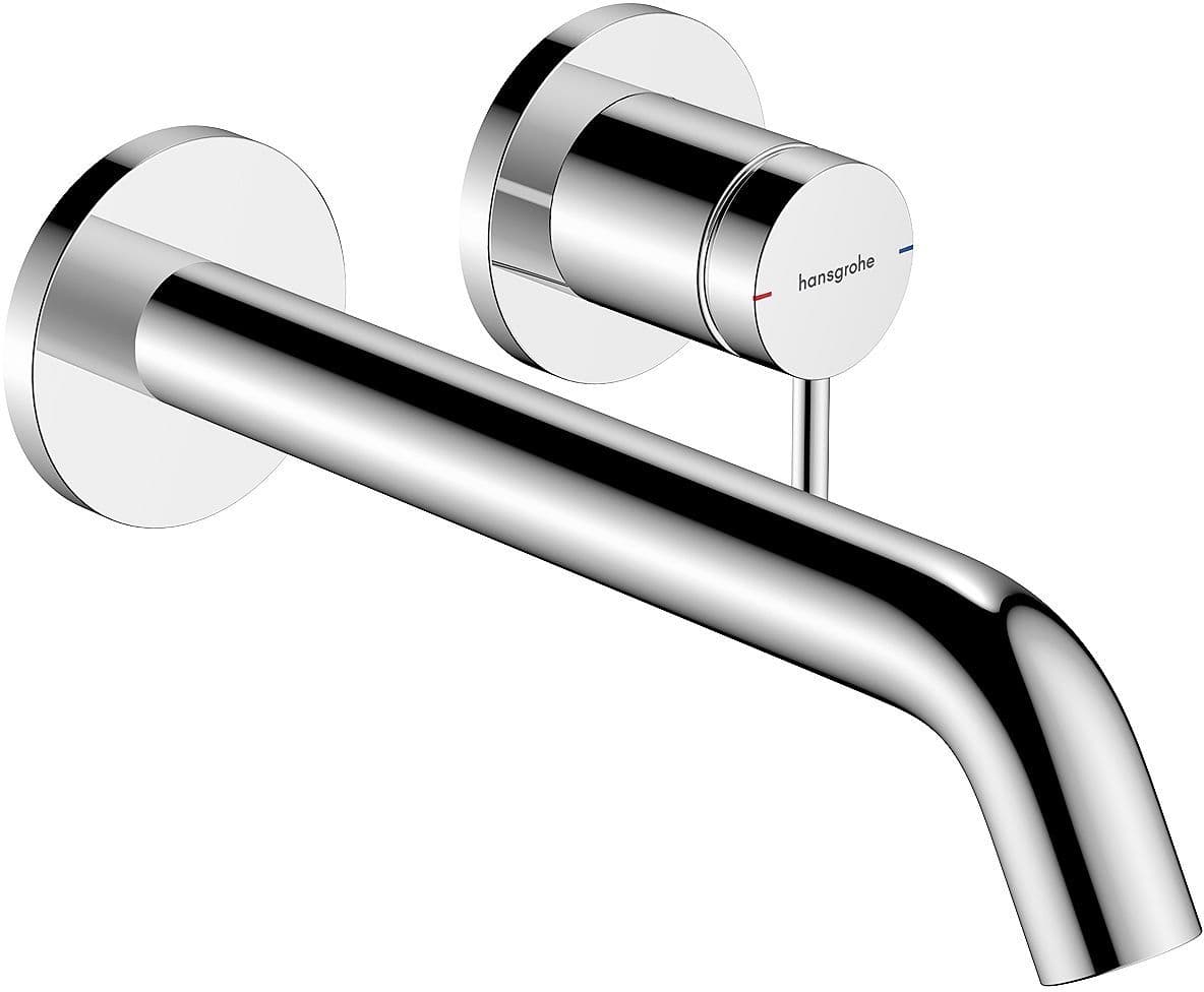 MITIGEUR LAVABO MURAL TECTURIS 225MM HANSGROHE CHROME vue 1