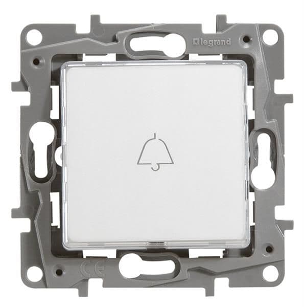 Niloé poussoir porte - étiquette 6A 250V Blanc / Crème à griffes vue 1