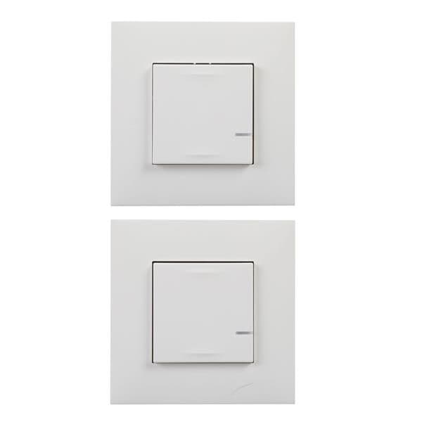 Valena NWN - kit prêt à poser interrupteur + commande RF Blanc vue 1