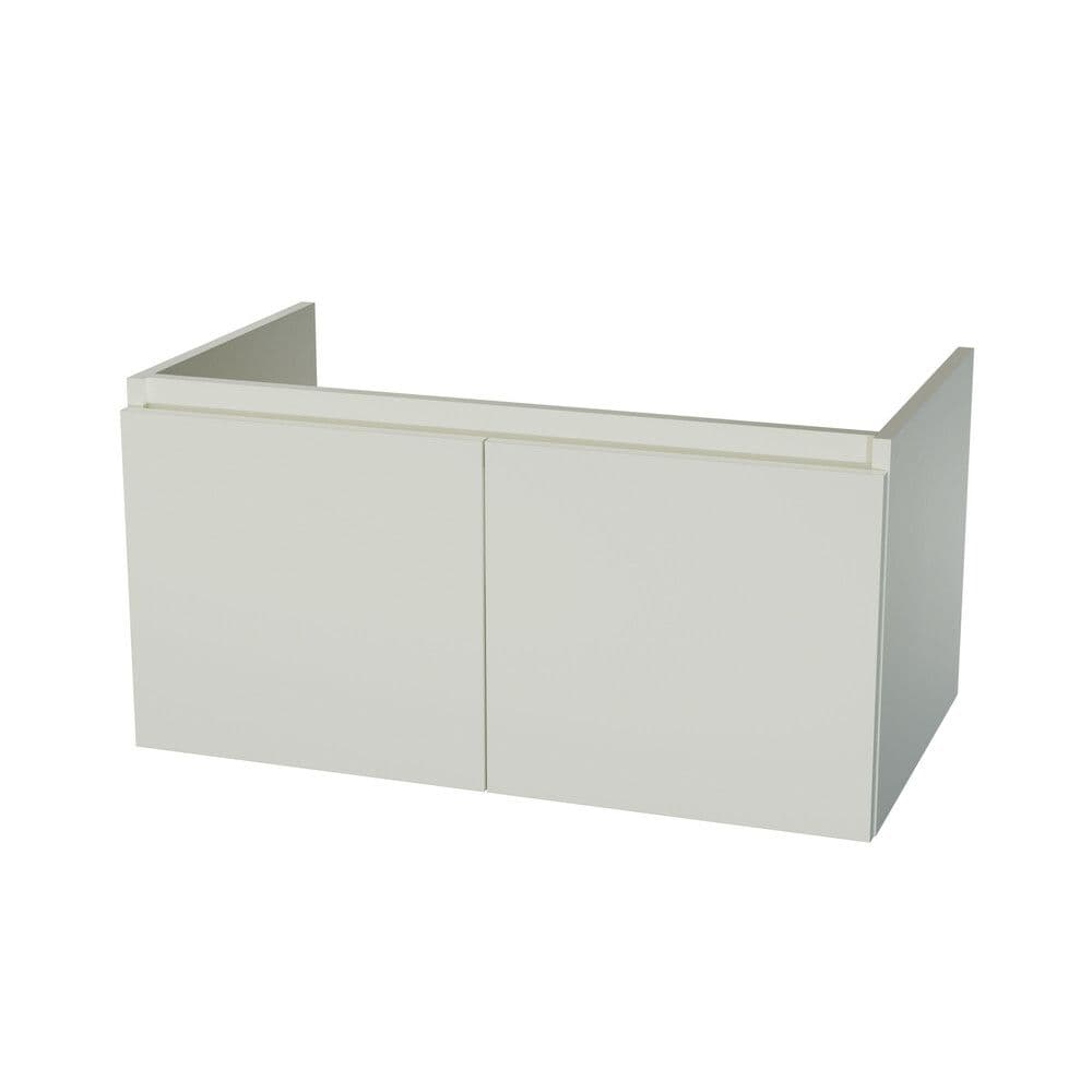 intro Stella 45 sous-meuble B800xH400xD455mm 2portes blanc vue 1