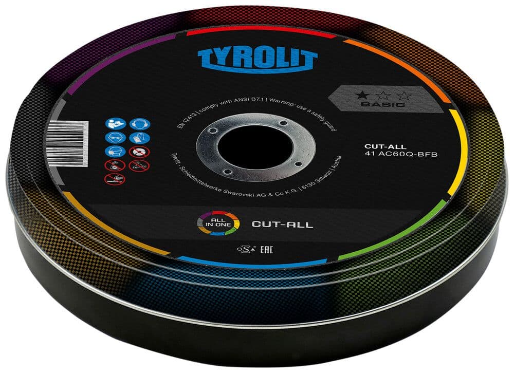 Tyrolit BASIC cut all disque à tronçonner (boîte 10 pcs) vue 1