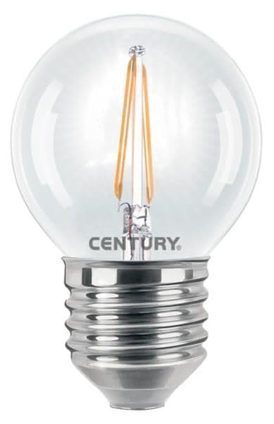 Lampe filament Led boule - 4W - E27 - 2700K - 480lm - IP20 vue 1