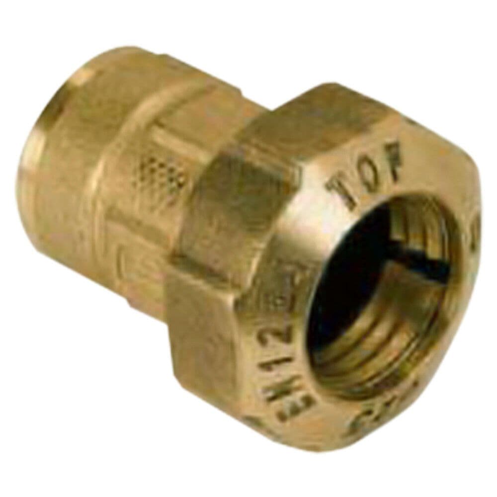 Effebi Tof raccord Profit manchon en laiton D x F 20X1/2 vue 1