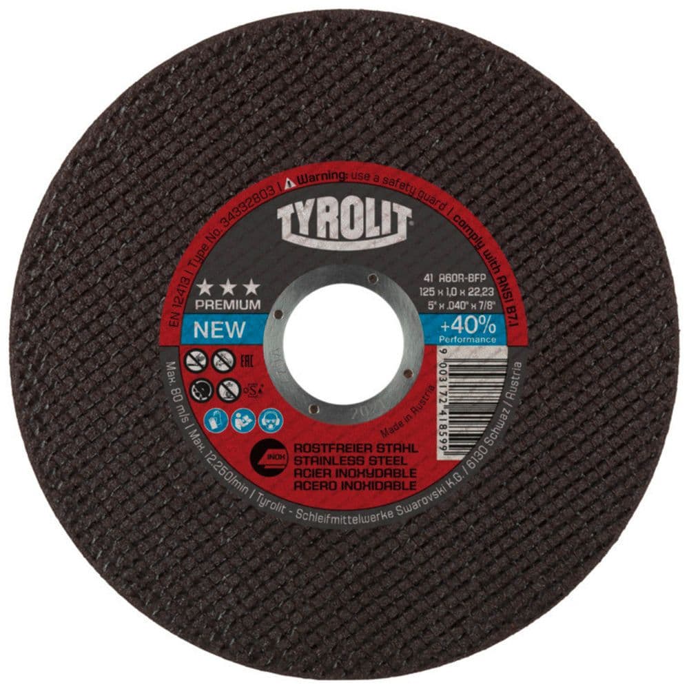 Tyrolit Premium disque à tronçonner pour inox D125 vue 1