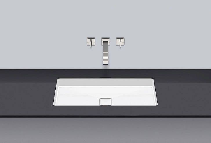 VASQUE A SOUS ENCASTRER UB.RE700.4 632X330 SANS TROP-PLEIN BLANC vue 1