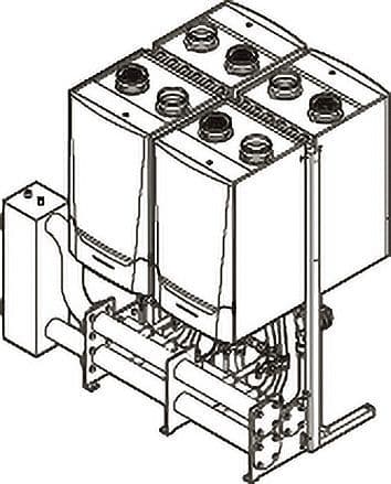 SYSTEME CASCADE PREFAB COMPLET POUR MONTAGE EN RG DE 4X QUINTA ACE 160 REMEHA vue 1