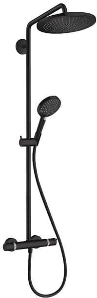 COLONNE DE DOUCHE+ THERMOSTAT CROMA SELECT S 280 1JET HG NOIR MAT 15 LITRE/MINUTE vue 1