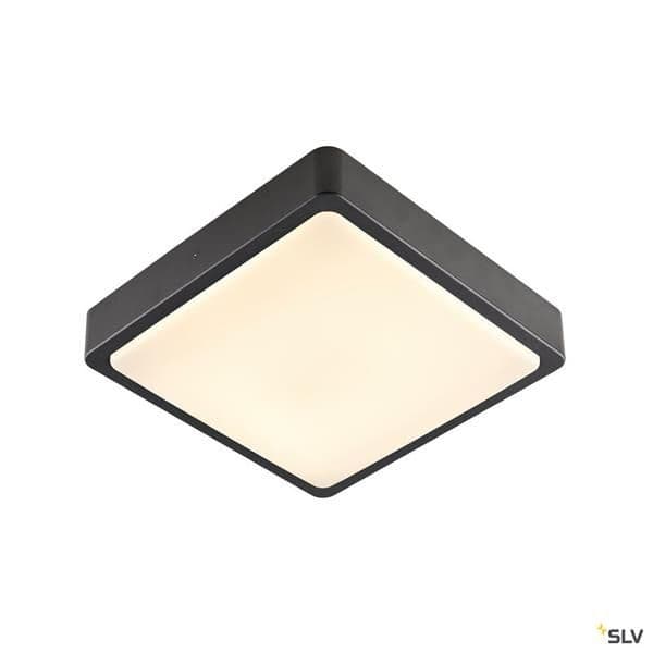 Ainos square, applique ou plafonnier apparent Led outdoor, Anthracite, commutateur CCT 3000 / 4000K vue 1